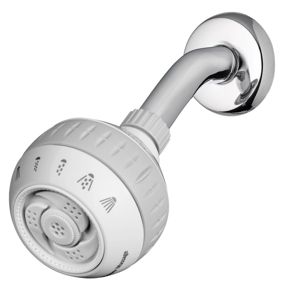 slide 1 of 1, Waterpik Original Fixed Mount Massage Shower Head, 1 ct