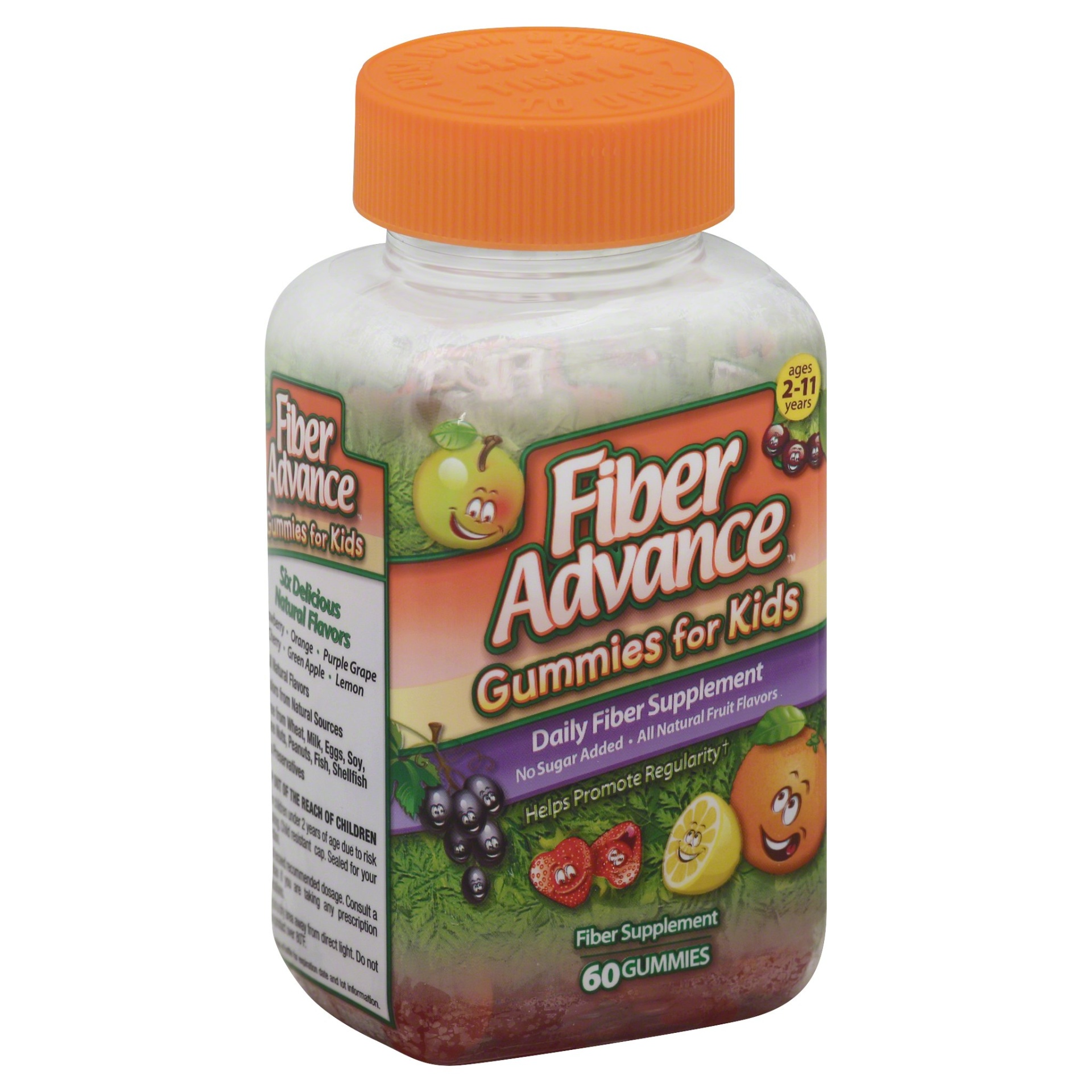 slide 1 of 1, FiberAdvance Gummies for Kids, 60 ct