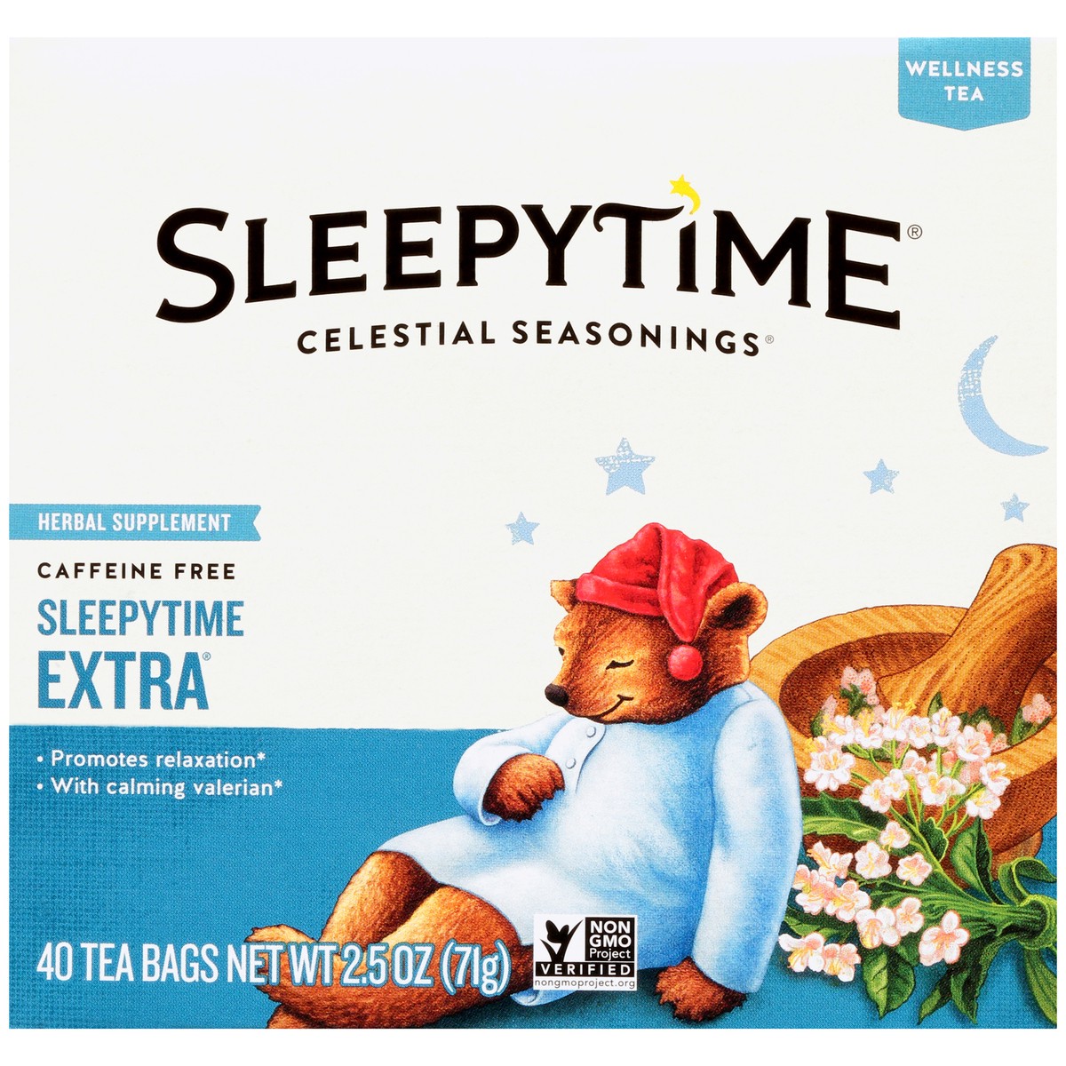 slide 1 of 9, Celestial Seasonings Extra Sleepytime Tea, 40 ct