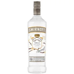 Smirnoff Vanilla (Vodka Infused With Natural Flavors), 1 L