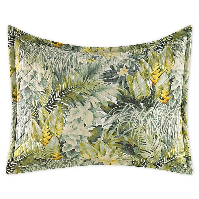 slide 1 of 1, Tommy Bahama Cuba Cabana Standard Pillow Sham - Green, 1 ct