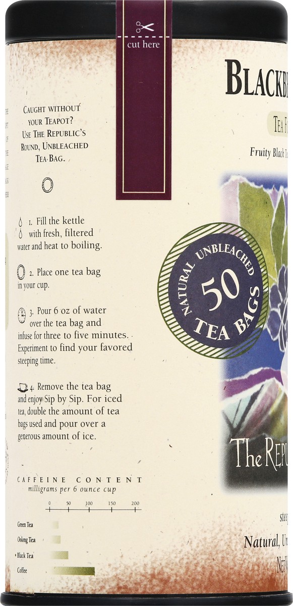 slide 7 of 12, The Republic of Tea Bags Blackberry Sage Black Tea - 50 ct, 50 ct