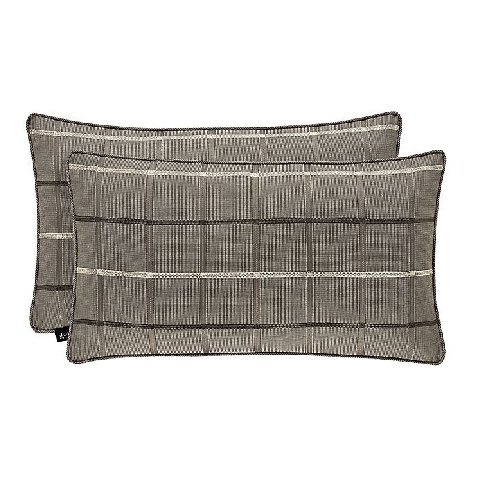 slide 1 of 1, J. Queen New York J.Queen New York Sutton Oblong Throw Pillow - Graphite, 1 ct