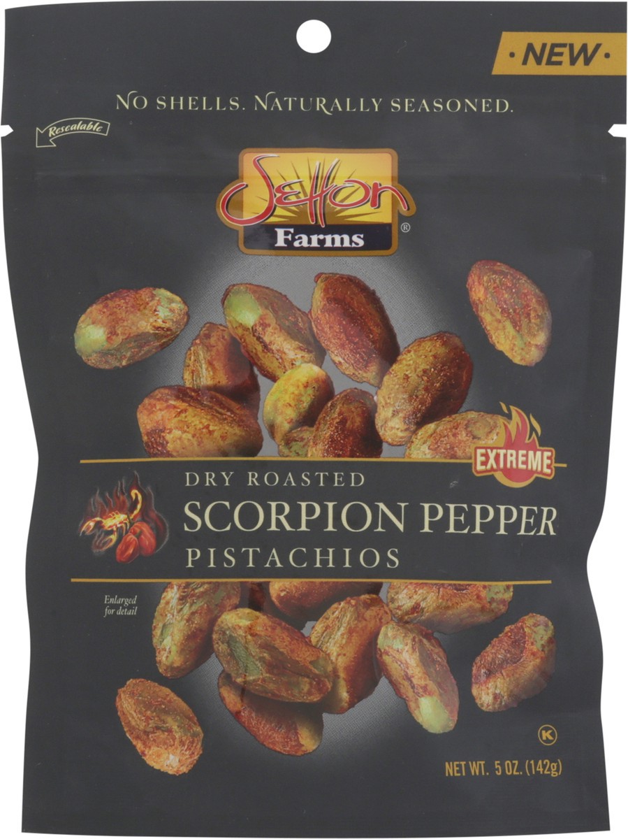 slide 9 of 13, Setton Farms Dry Roasted Scorpion Pepper Pistachios 5 oz, 5 oz