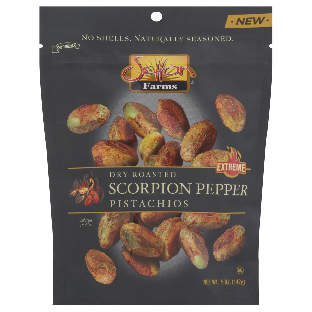 slide 1 of 13, Setton Farms Dry Roasted Scorpion Pepper Pistachios 5 oz, 5 oz