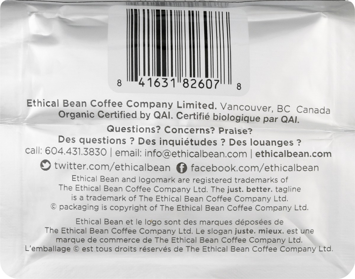 slide 4 of 9, Ethical Bean Coffee Classic Medium Roast Arabica Whole Bean Coffee 12 oz, 12 oz