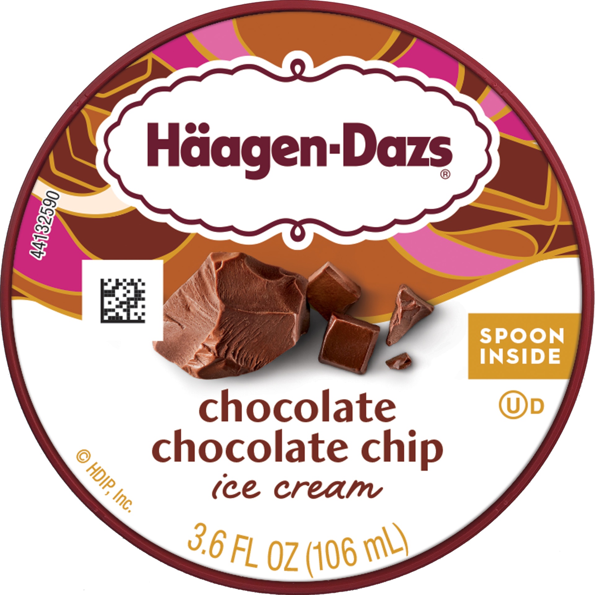 slide 7 of 7, Haagen-Dazs Chocolate Chocolate Chip Ice Cream, 3.8 fl oz