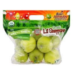 Stemilt Artisan Organics Lil Snappers Granny Smith Apples