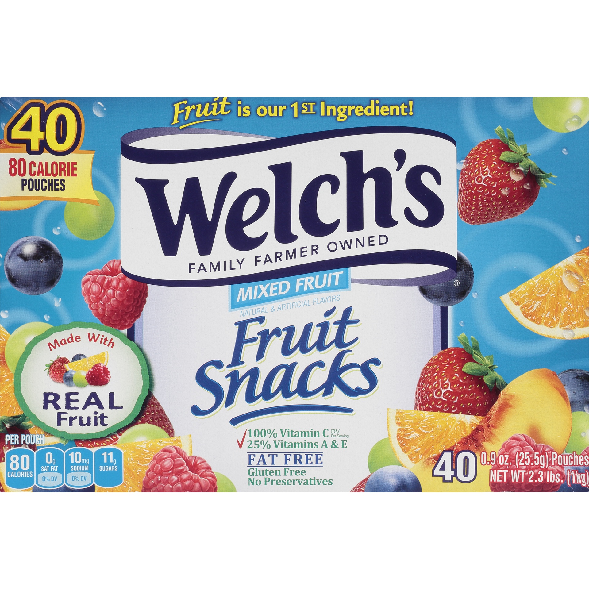 slide 7 of 9, Welch's Fruit Snacks Mixed Fruits, 36 oz