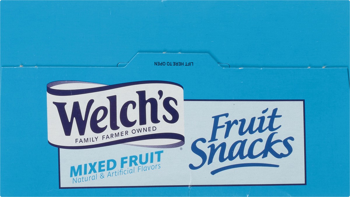 slide 9 of 9, Welch's Fruit Snacks, Mixed Fruit, 0.9 Ounces, 40 Pouches, 36 oz