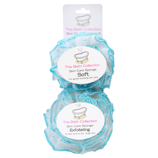 slide 1 of 1, The Bath Collection Skin Care Sponge Set, 2 ct