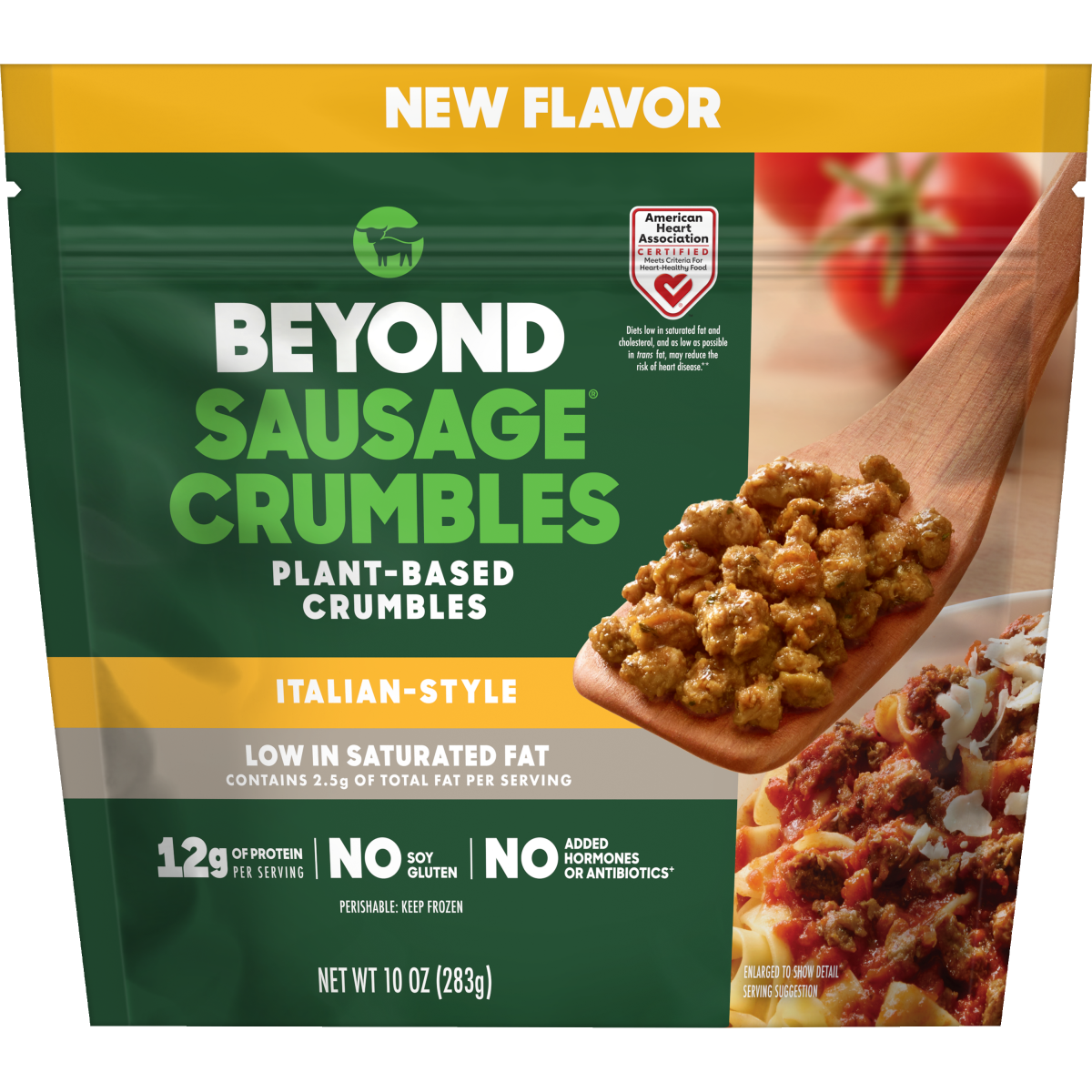 slide 1 of 1, Beyond Meat Italian Sausage Crumbles, 10 oz, 10 oz