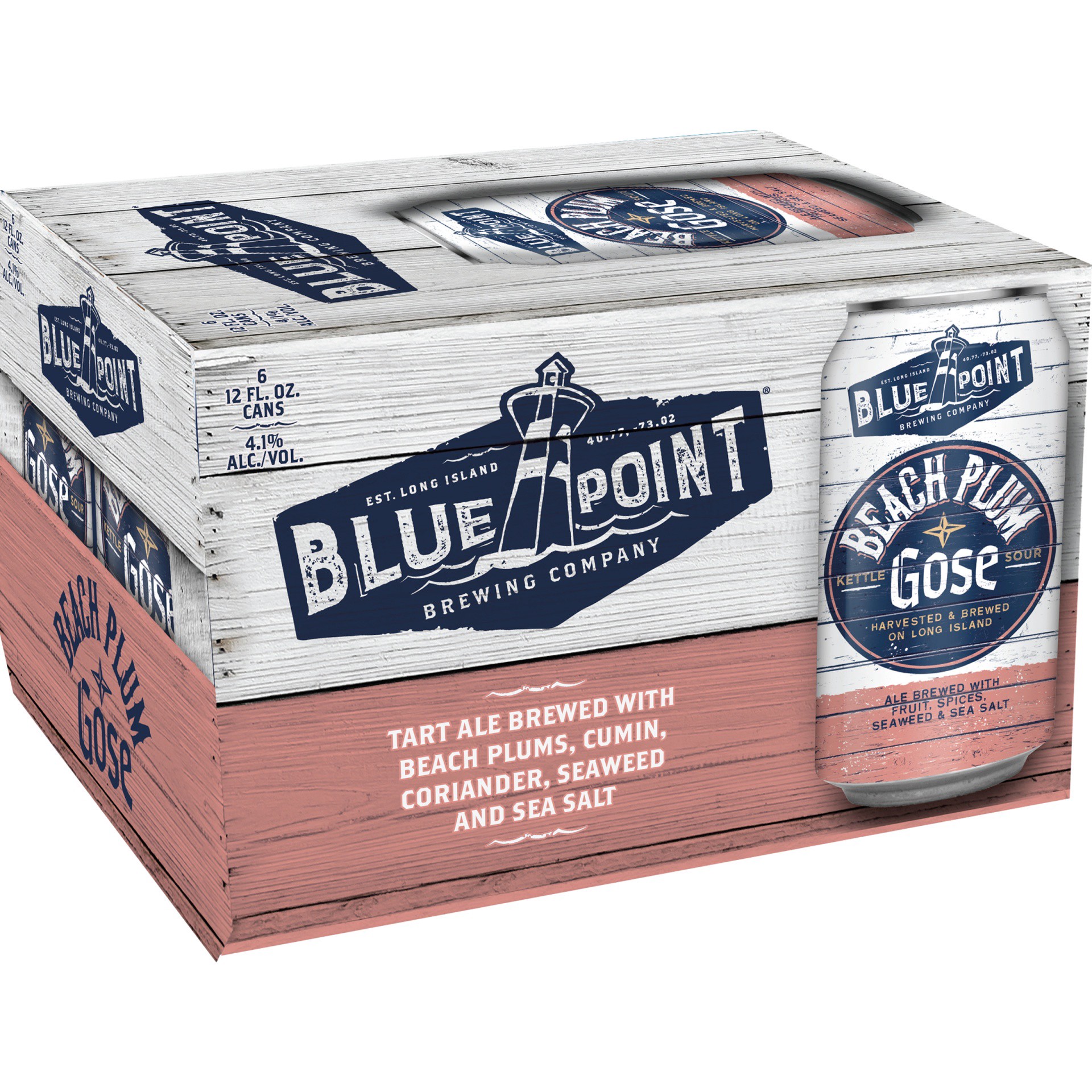 slide 1 of 2, Blue Point Brewing Company Beach Plum Gose, 6 ct; 12 fl oz