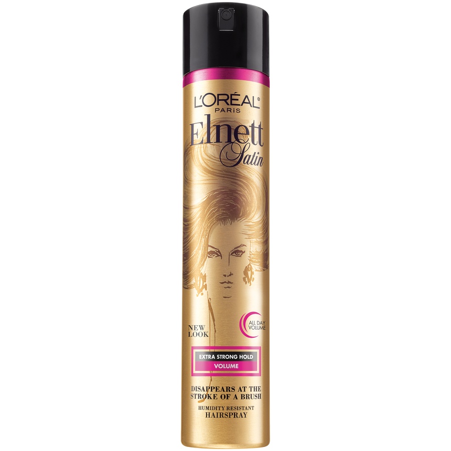 slide 1 of 2, L'Oréal Elnett Extra Strong Hold Volume Hairspray All Hair Types, 11 oz