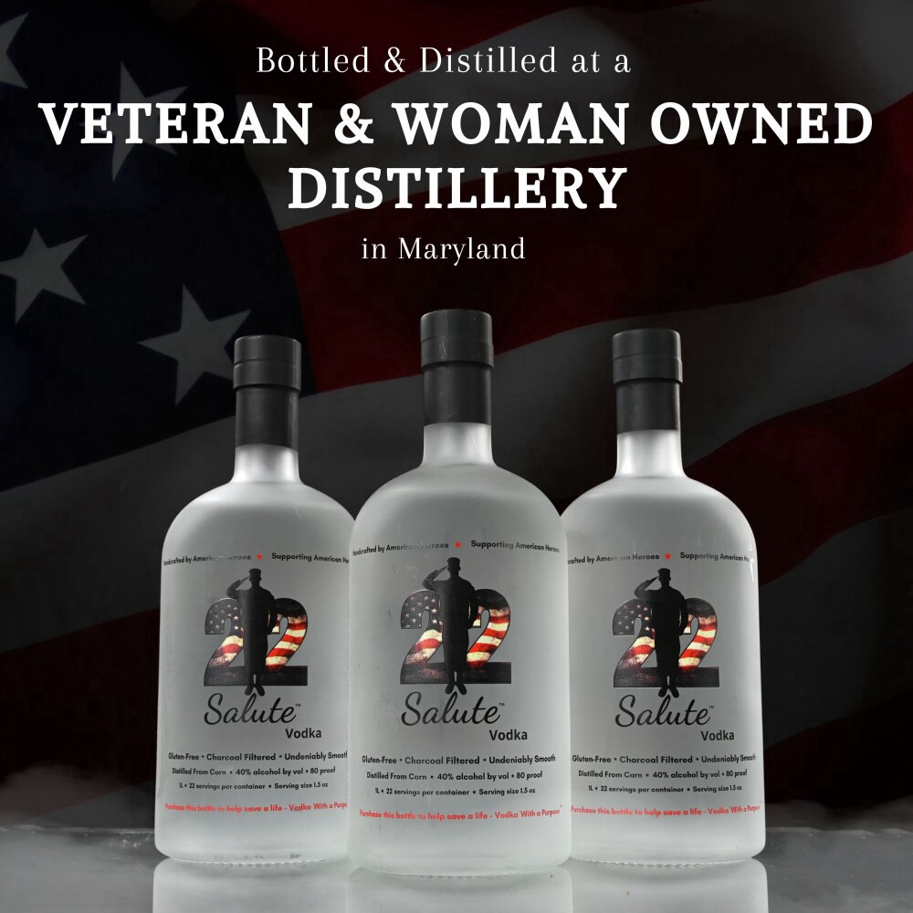 slide 2 of 6, 22 Salute Vodka 1 l, 1 liter
