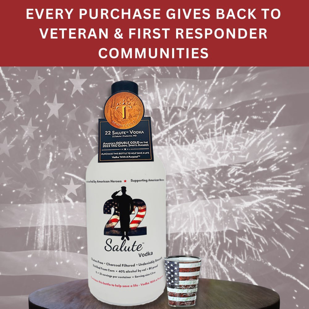 slide 5 of 6, 22 Salute Vodka 1 l, 1 liter