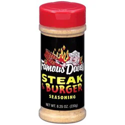 Famous Dave's Mild Steak & Burger Seasoning 8.25 oz