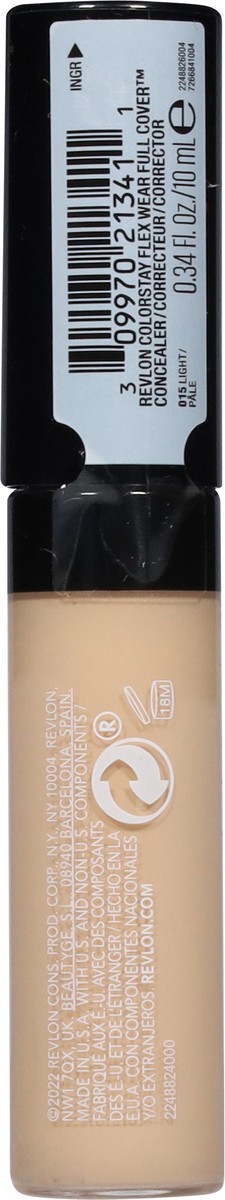 slide 8 of 13, Colorstay Flex Wear Full Cover Light 015 Concealer 0.34 fl oz, 0.34 fl oz