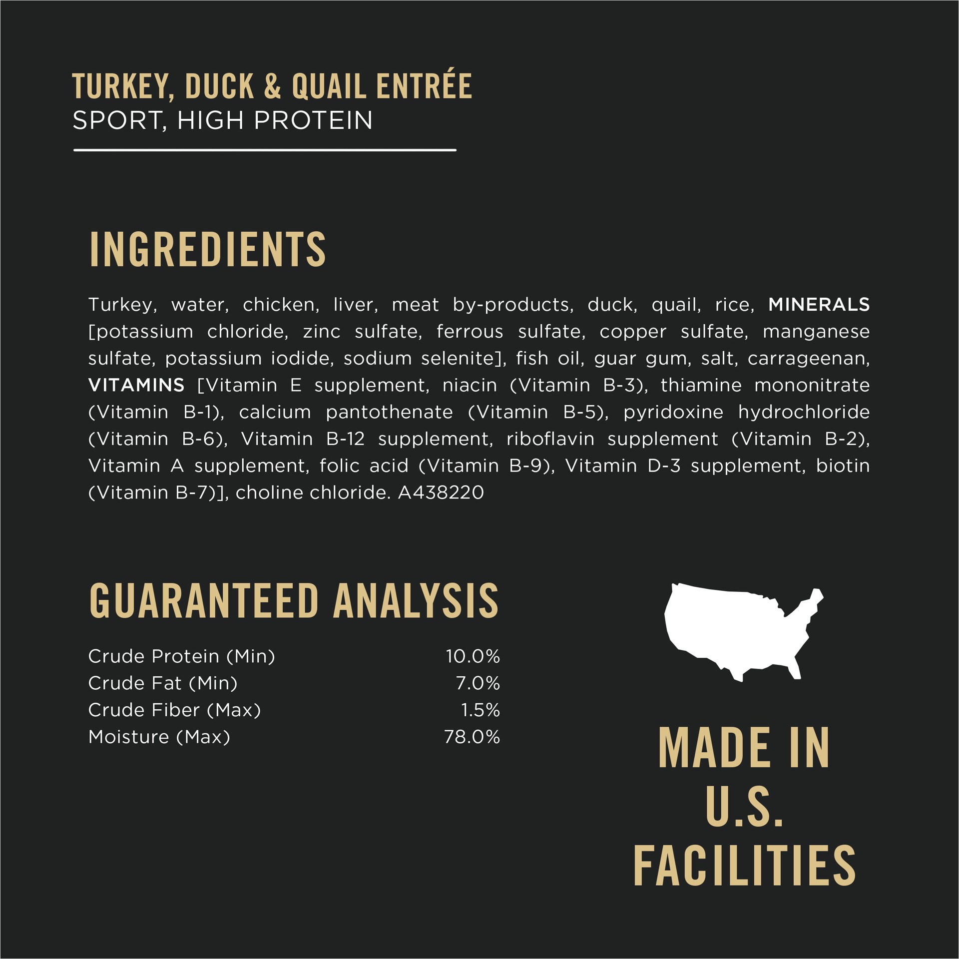 slide 4 of 8, Purina Pro Plan Sport High Protein Wet Dog Food, Beef and Bison Entrée and Turkey, Duck and Quail Entrée Variety Pack, 9.75 lb