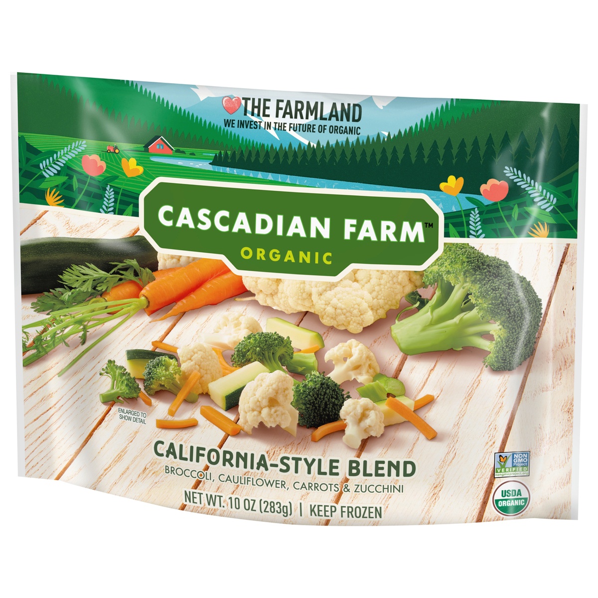 slide 3 of 11, Cascadian Farm Organic California Blend, 10 oz