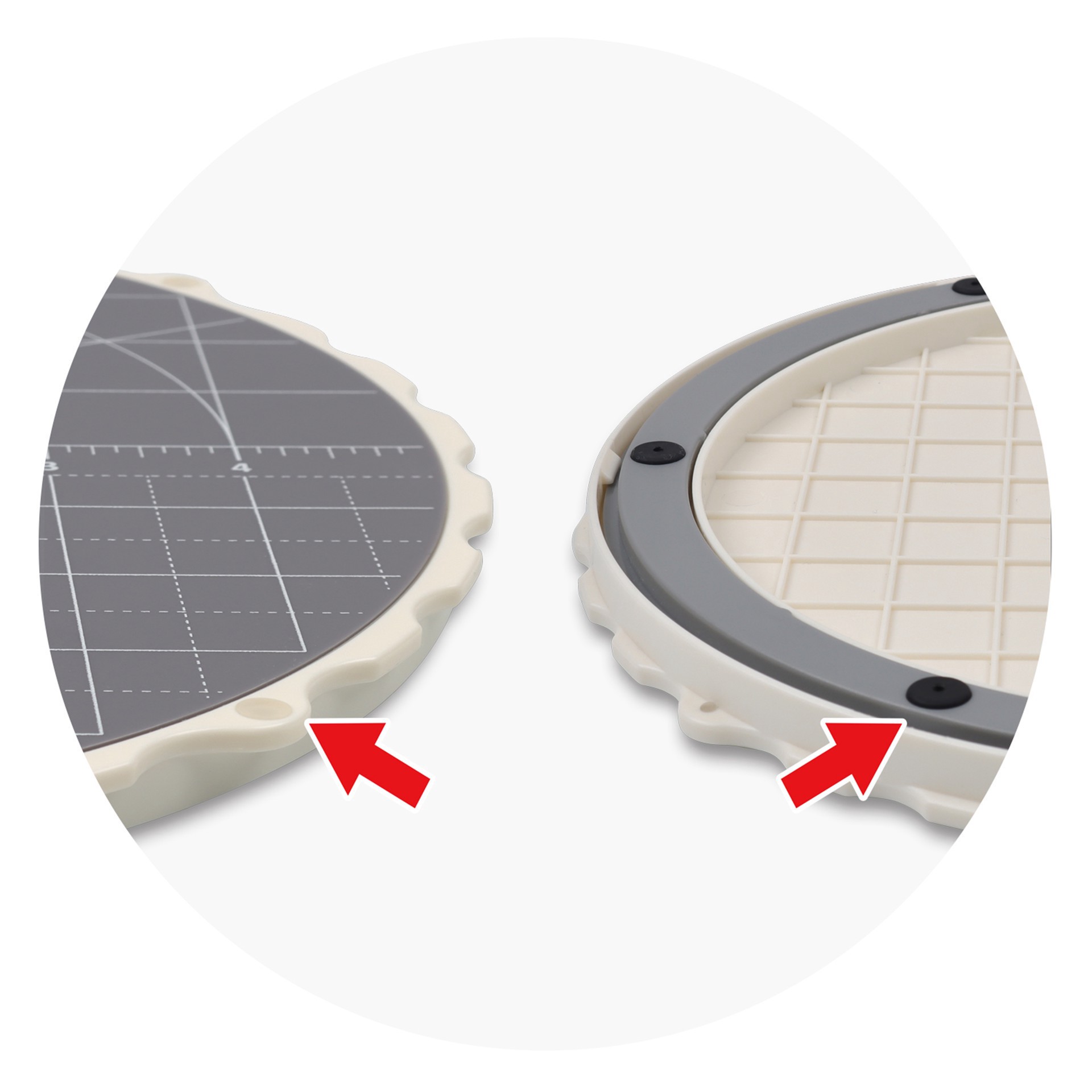 slide 4 of 6, Rotating Cutting Platform By Recollections, 10.75 in x 0.875 in