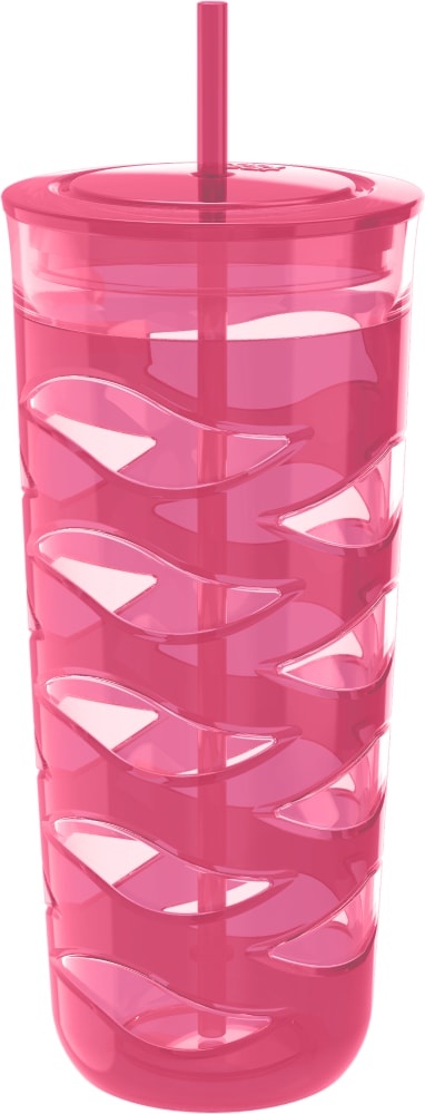 slide 1 of 1, Cool Gear Wave Tumbler - Pink, 32 oz