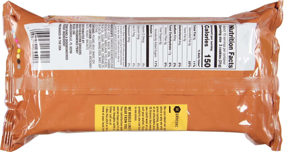slide 9 of 9, SE Grocers Pecan Shortbread, 11.3 oz
