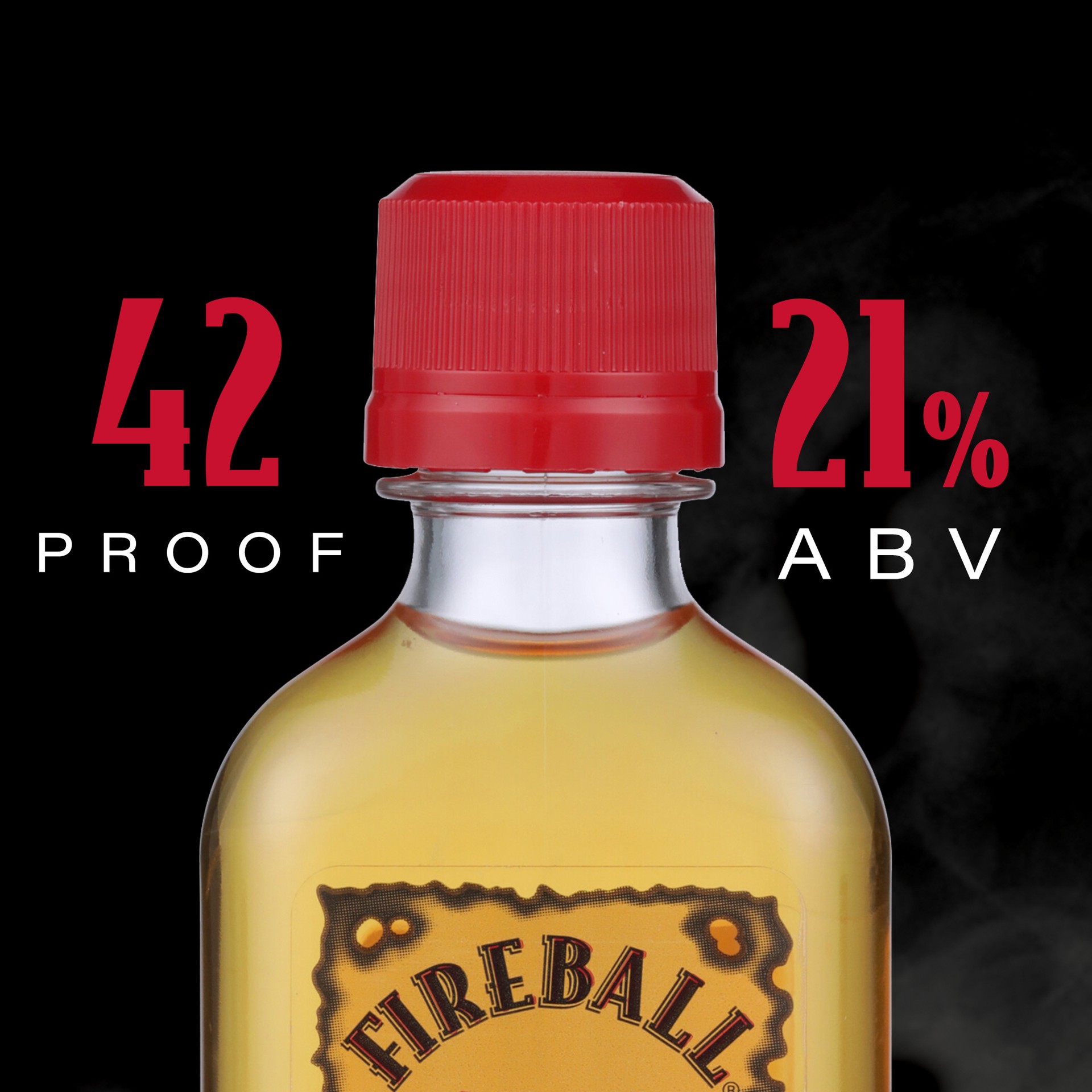 slide 5 of 5, Fireball Cinnamon Wine Based Liqueur, 50ml Plastic Bottle, 42 Proof, 50 ml