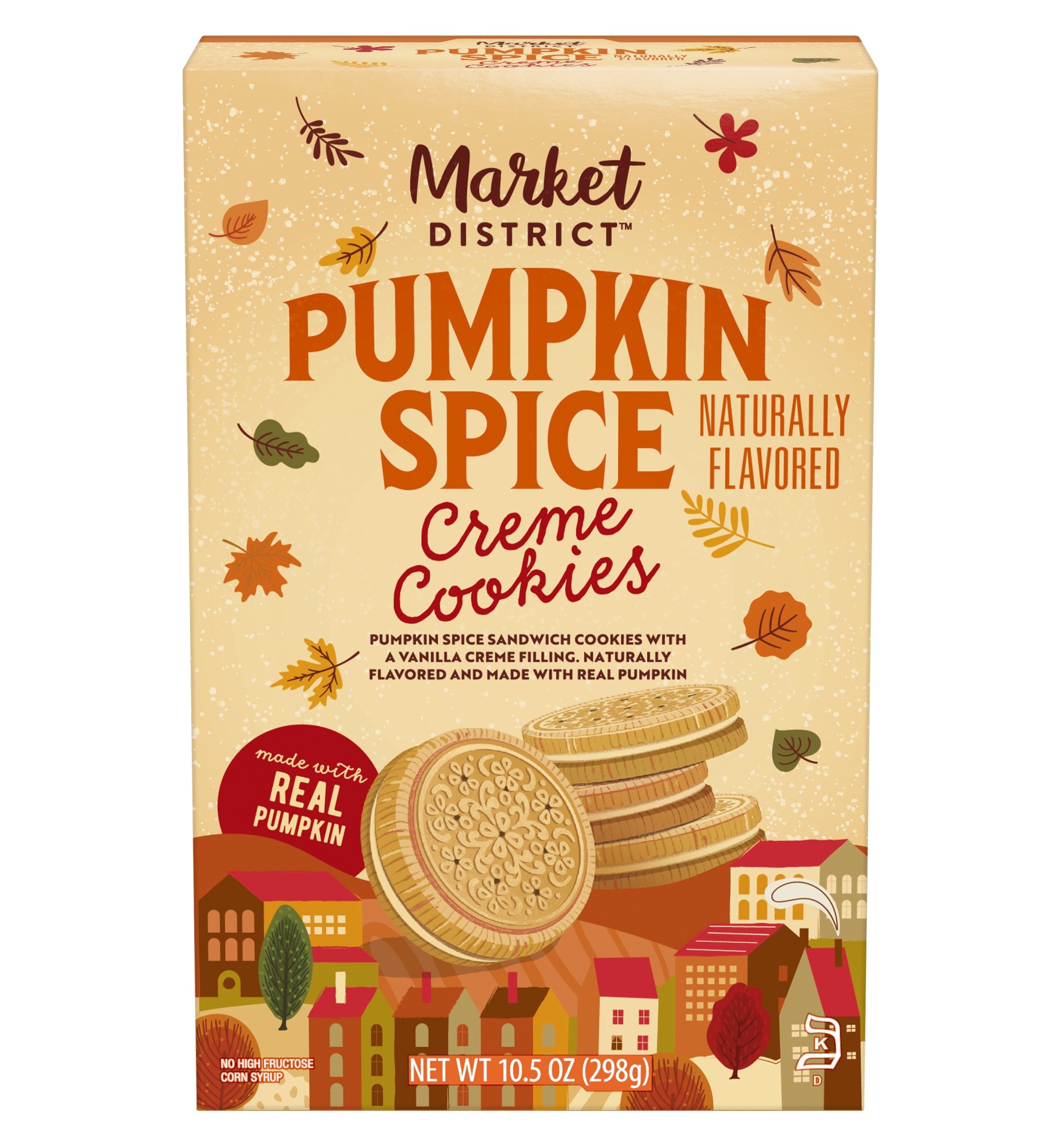 slide 1 of 1, Pumpkin Spice Creme Cookies, 10.5 oz