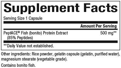 slide 2 of 2, Natural Factors PeptACE Fish Peptides, 99 g