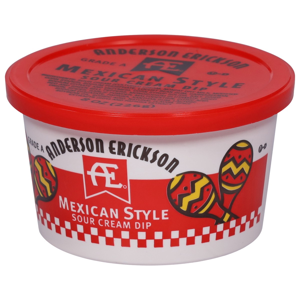 slide 3 of 9, Anderson Erickson Dairy AE Dairy Mexican Style Sour Cream Dip, 8 oz