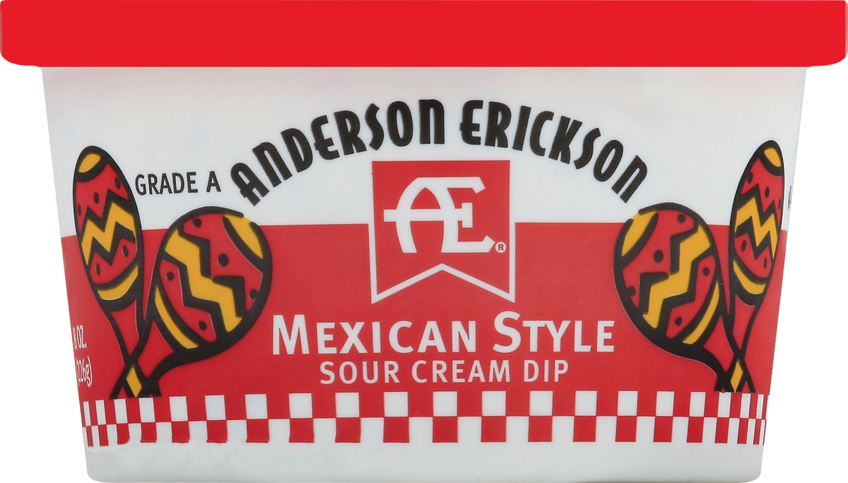 slide 7 of 8, AE Dairy Mexican Style Sour Cream Dip, 8 oz