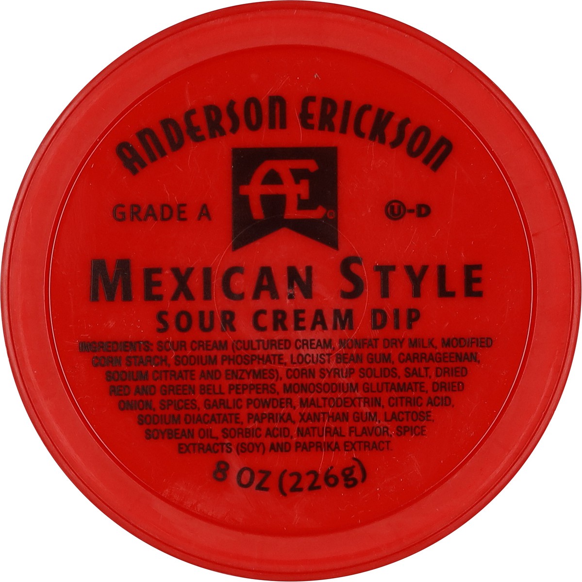 slide 9 of 9, Anderson Erickson Dairy AE Dairy Mexican Style Sour Cream Dip, 8 oz