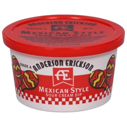 Anderson Erickson Dairy Dairy Mexican Style Sour Cream Dip 8 oz