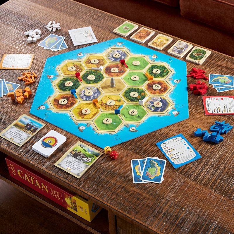 slide 4 of 7, Catan Studio Settlers of Catan Fifth Edition, 1 ct