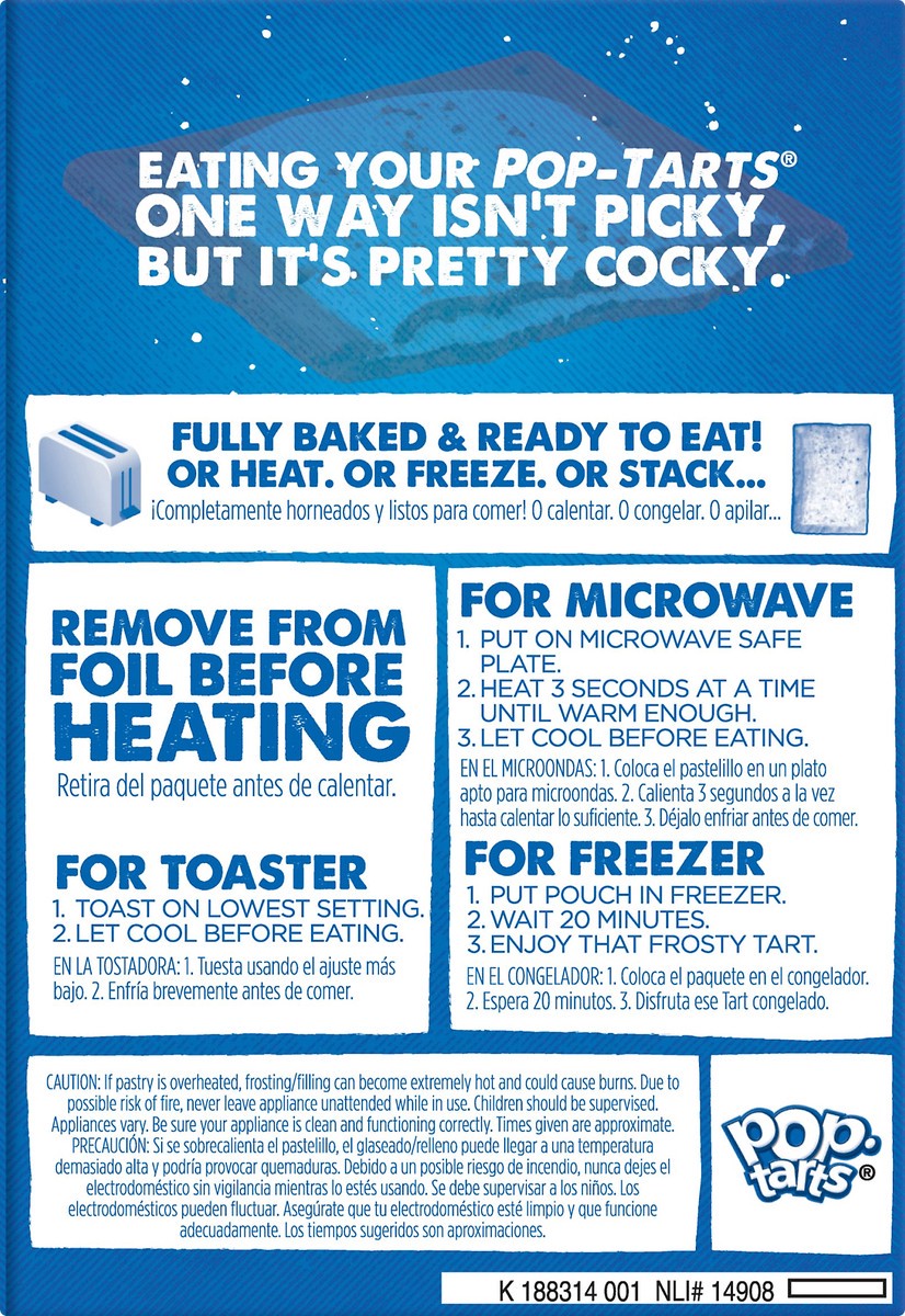 slide 5 of 8, Pop-Tarts Splitz Frosted Strawberry & Drizzled Cheesecake Breakfast Toaster Pastries, 14.1 oz