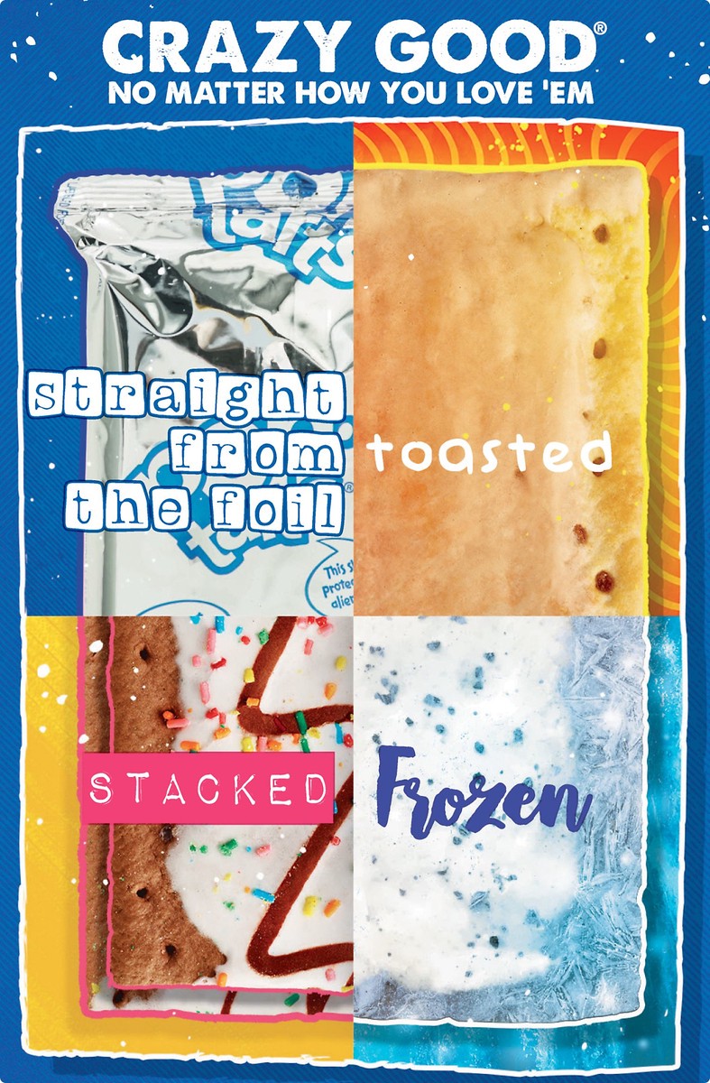 slide 8 of 8, Pop-Tarts Splitz Frosted Strawberry & Drizzled Cheesecake Breakfast Toaster Pastries, 14.1 oz