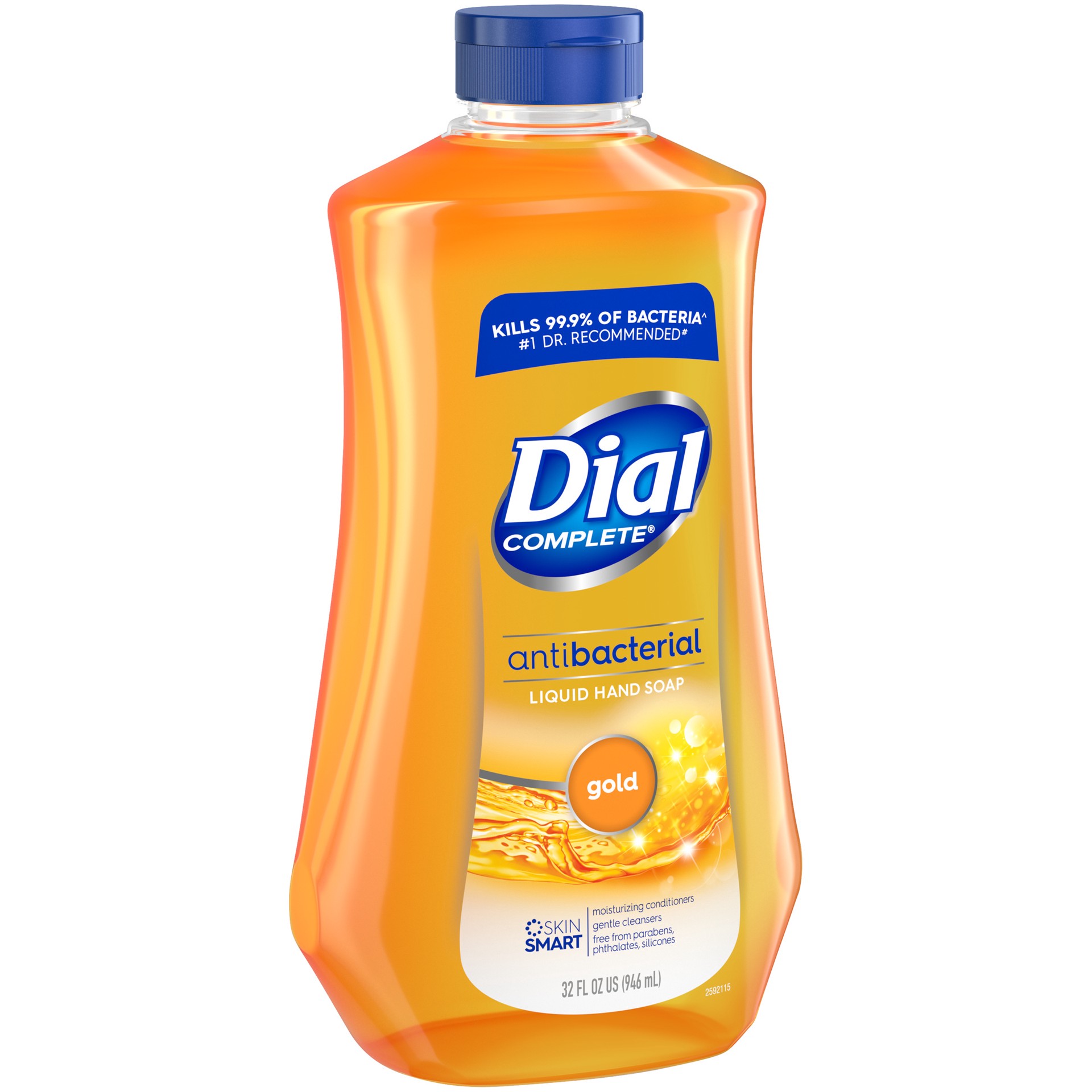 slide 3 of 4, Dial Complete Antibacterial Liquid Hand Soap Refill, Gold, 32 fl oz, 32 fl oz