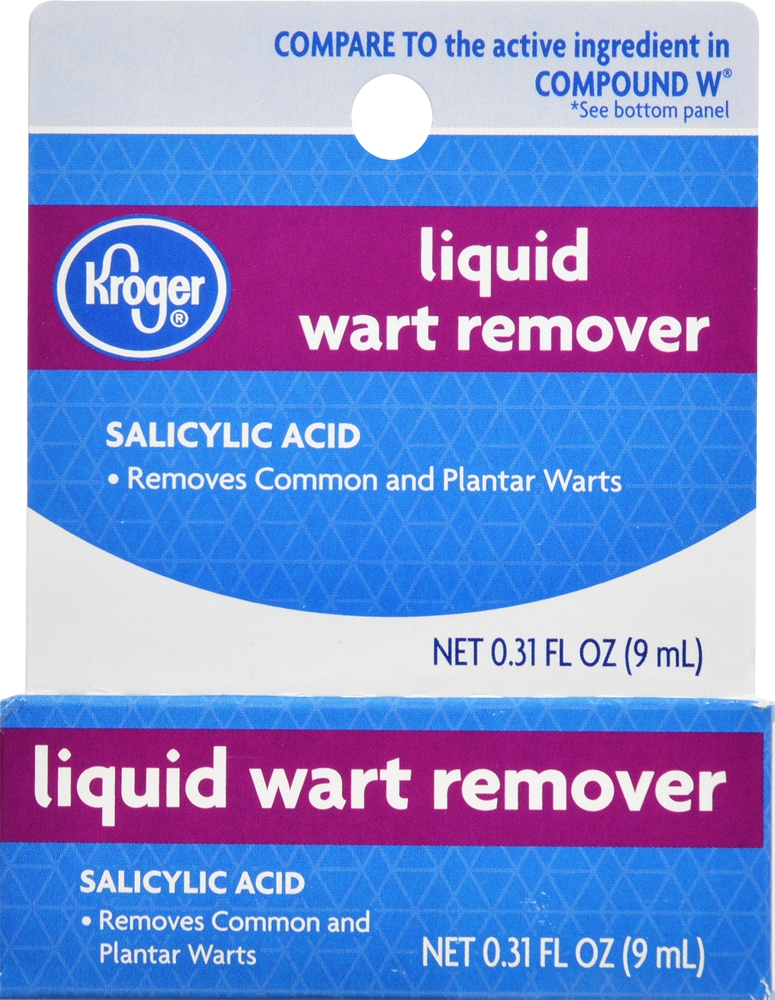 slide 1 of 1, Kroger Liquid Wart Remover, 0.31 fl oz