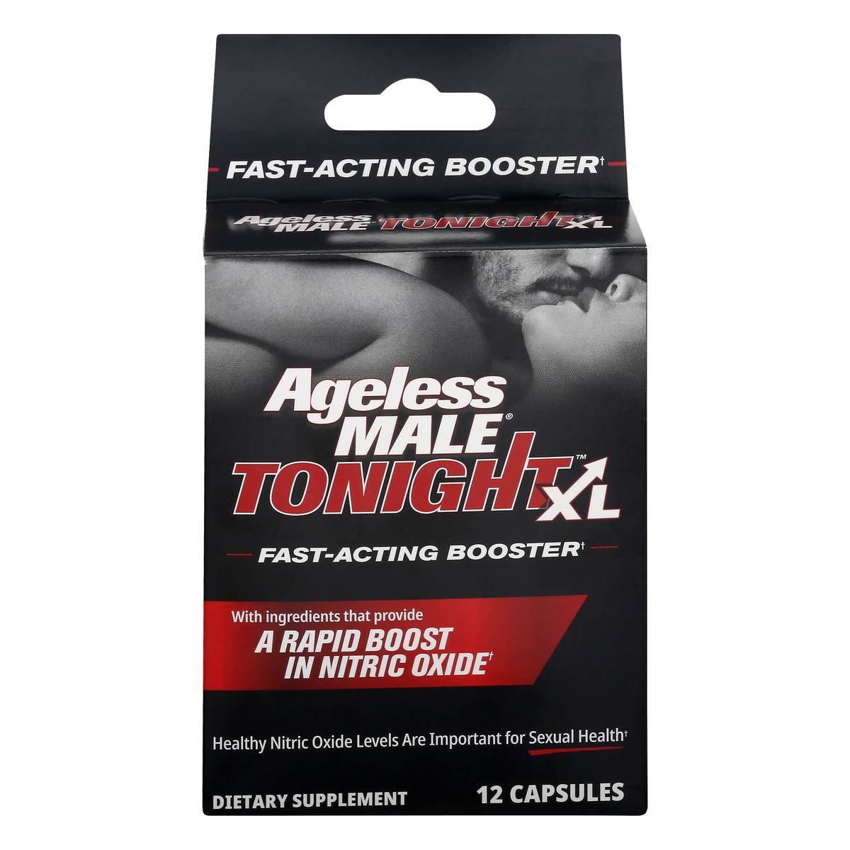 slide 1 of 9, Ageless Male Fast-Acting Booster, Tonight Xl, Capsules, 12 ct