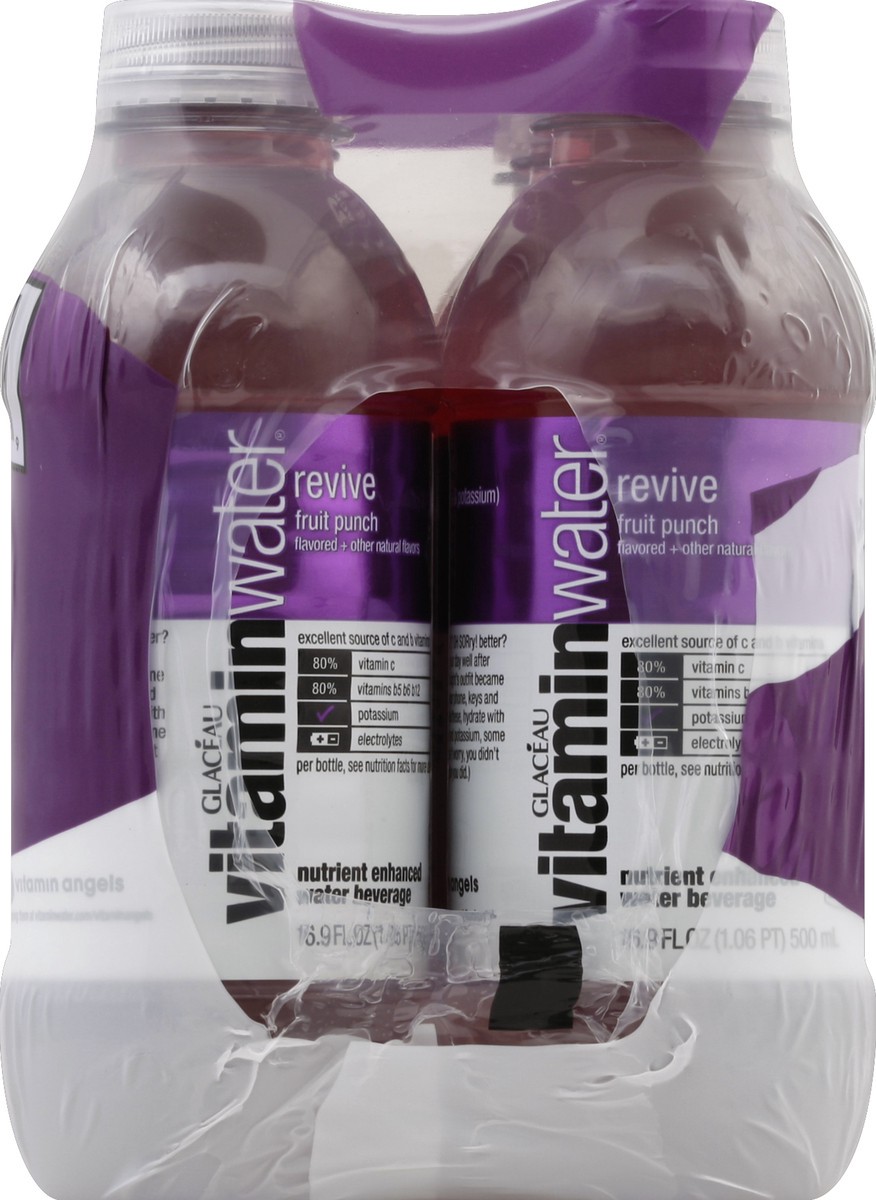 slide 2 of 4, vitaminwater Water Beverage - 6 ct, 6 ct; 16.9 fl oz