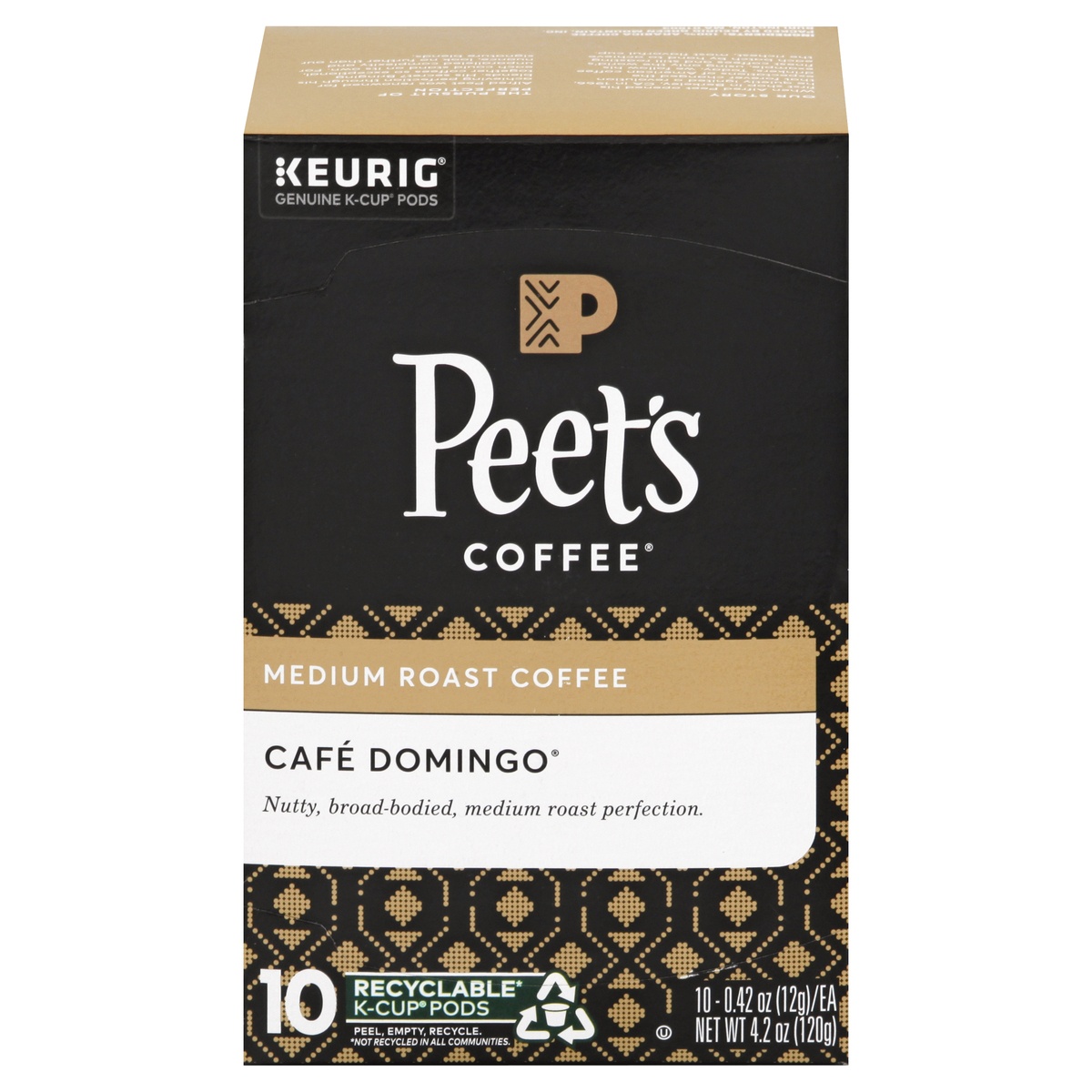 slide 1 of 1, Peet's Cafe Domingo Coffee K-Cups, 1 ct