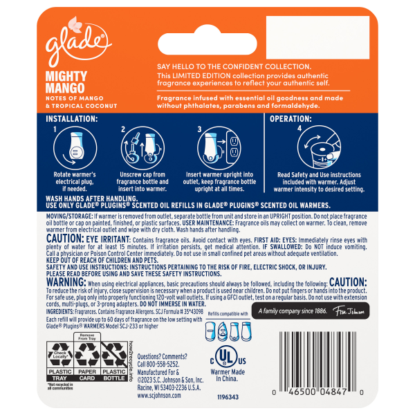 slide 9 of 29, Glade Plugins Scented Oil Warmer & Refill, 1 ct