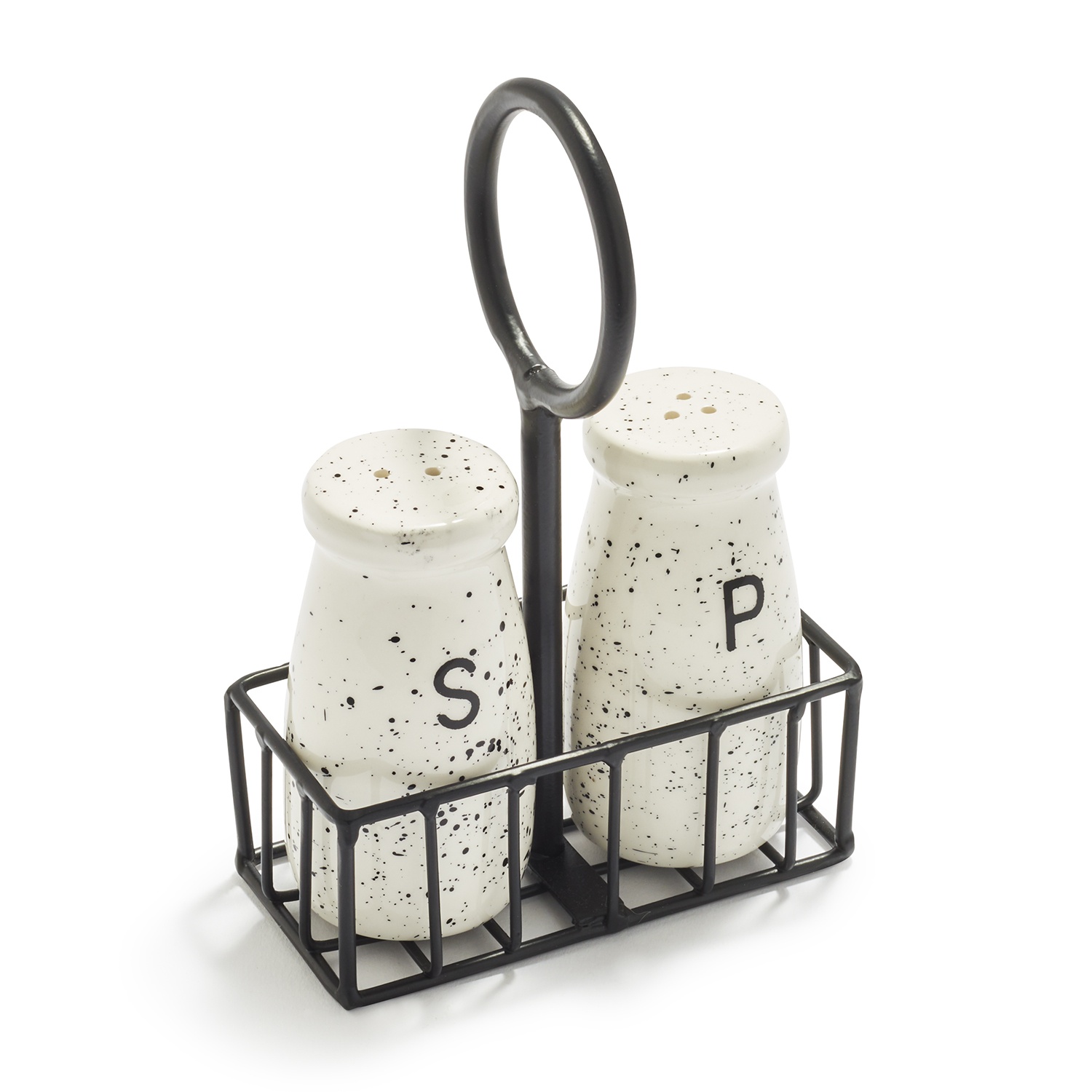 slide 1 of 1, Sur La Table Milk Bottle Salt and Pepper Shaker Set, 3 ct