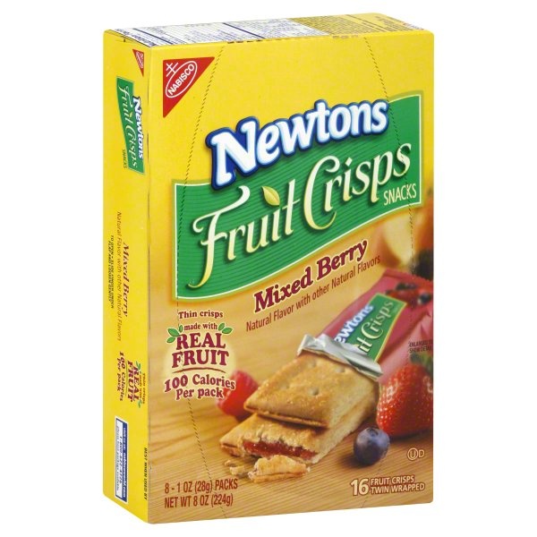 slide 1 of 1, Newton Mixed Berry Fruit Crisp, 8 oz