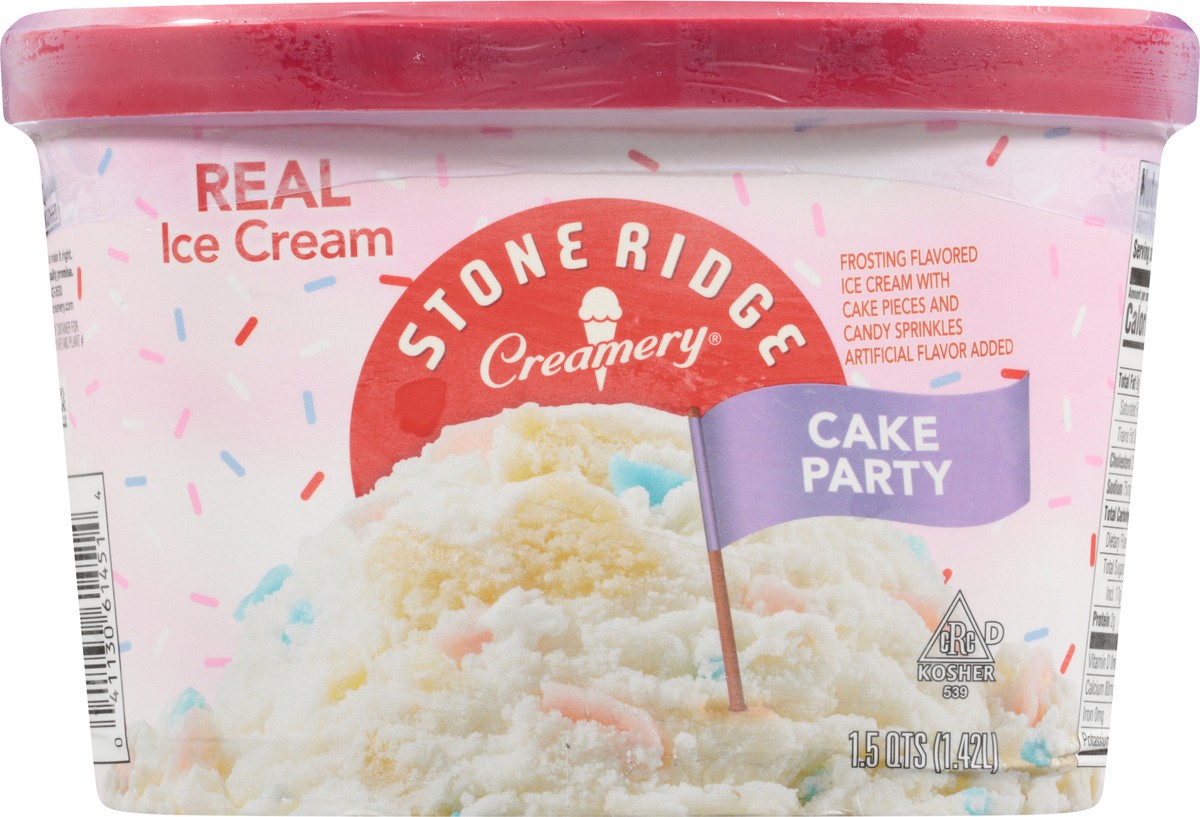 slide 10 of 12, Stone Ridge Creamery Real Cake Party Ice Cream 1.5 qt, 1.5 qt