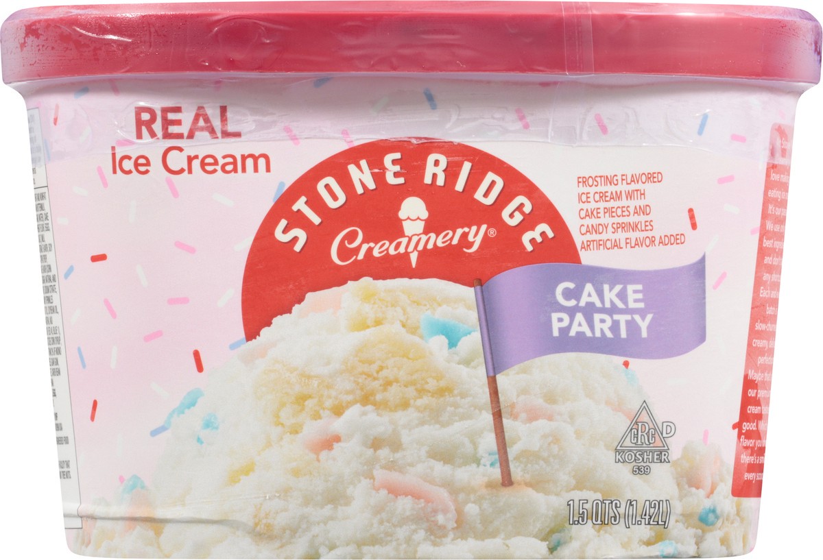 slide 5 of 12, Stone Ridge Creamery Real Cake Party Ice Cream 1.5 qt, 1.5 qt