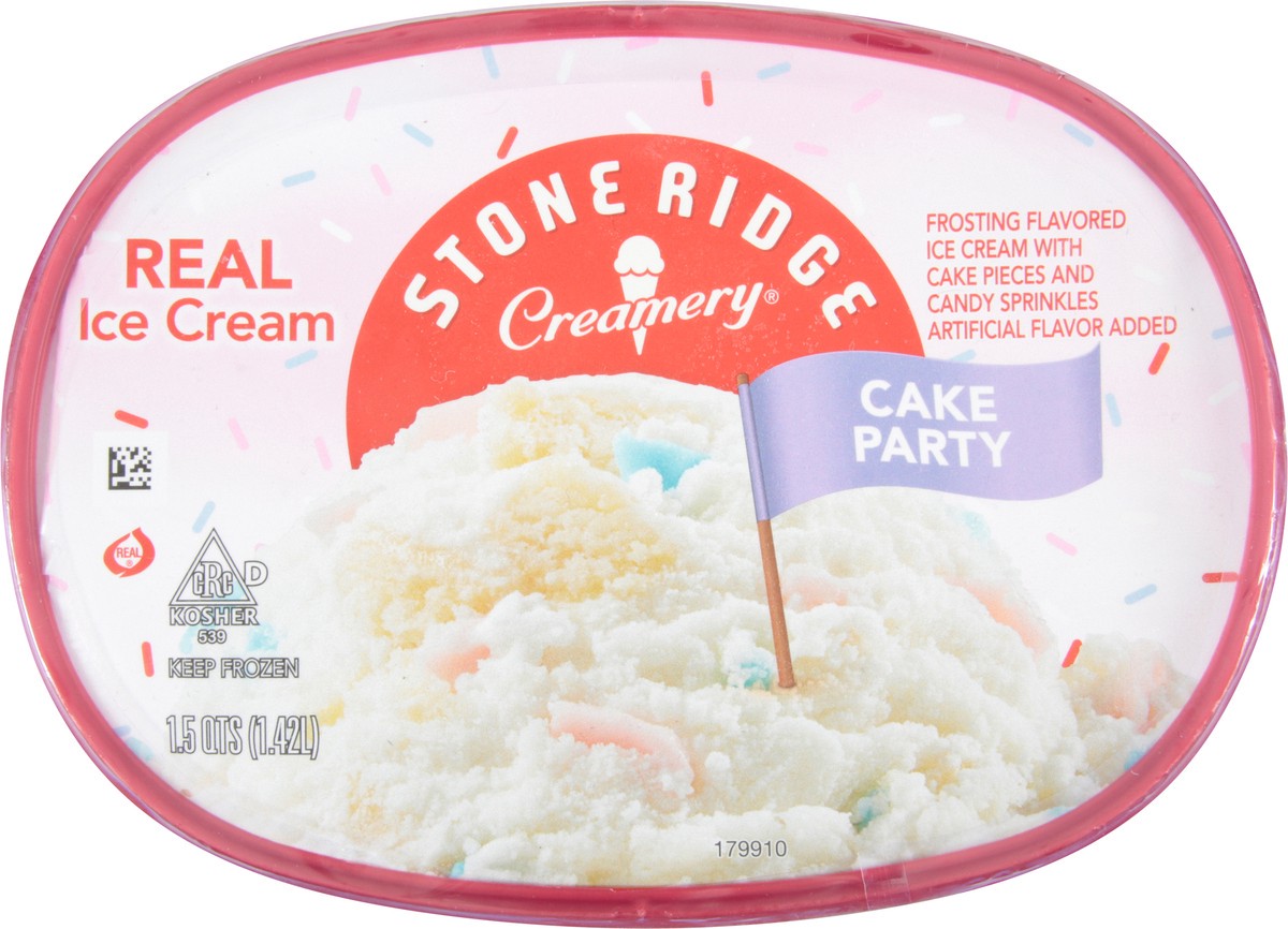 slide 11 of 12, Stone Ridge Creamery Real Cake Party Ice Cream 1.5 qt, 1.5 qt