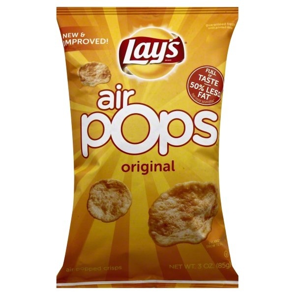 slide 1 of 1, Lay's Air Pops 3 oz, 3 oz