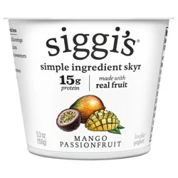 siggi''s siggi’s Mango Passionfruit Icelandic-Style Lowfat Yogurt, 5.3 oz